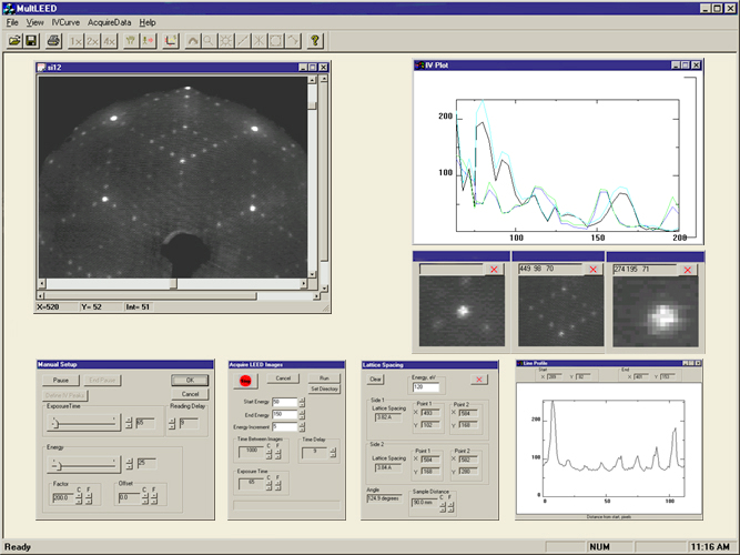 LEED image analysis system software.