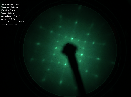 SOS (100) 0.6 µm - LEED Pattern 120 eV