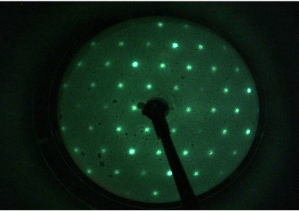 Figure 7. LEED pattern of Yttrium Iron Garnet with 15 eV beam energy.