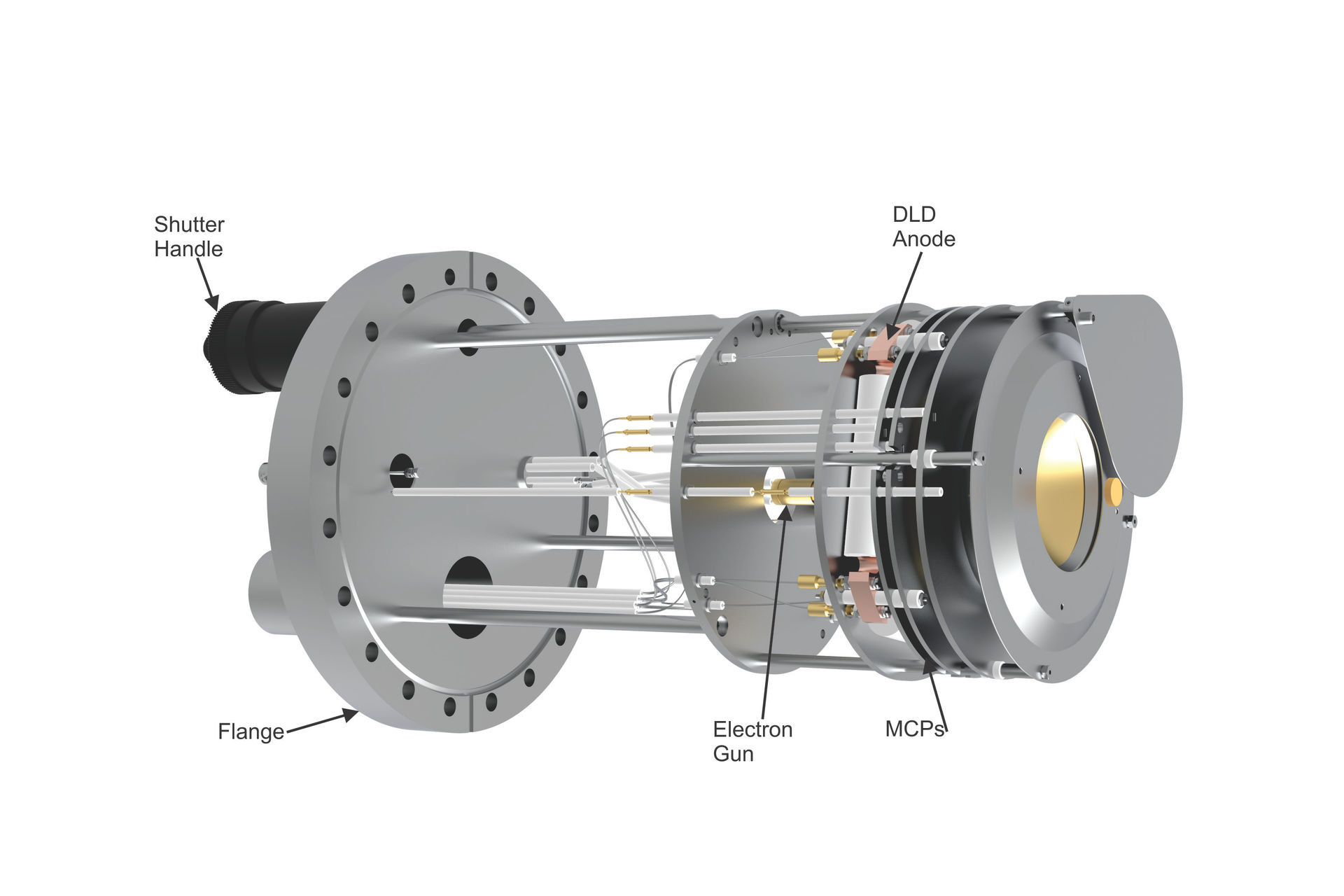 Figure 1. FemtoLEED DLD L800 with integral shutter.